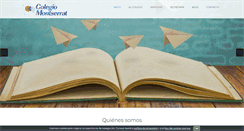 Desktop Screenshot of colegiomontserrat.org